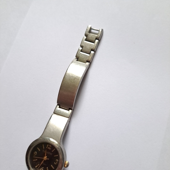 Kabana vintage black and silver metal watch - Picture 3 of 7